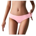 thumbnail image 4 of Women Underwear Brief Non-Trace Ice Silk Breathable Midwaist Solid Color 5PC, 4 of 4