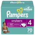 thumbnail image 1 of Pampers Cruisers Diapers Size 4, 1 of 9