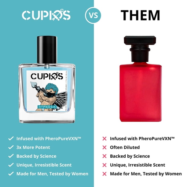 Cupids Original EDP Hypnosis 2.0 Pheromone-Infused Cologne for Men