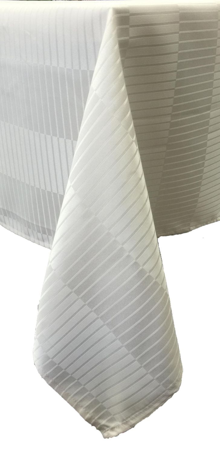Fabstyles Premium Stripe Spill-Proof Tablecloth