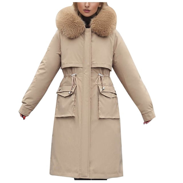 Birdeem Veste en Coton à Manches Longues pour Femmes Automne et Hiver