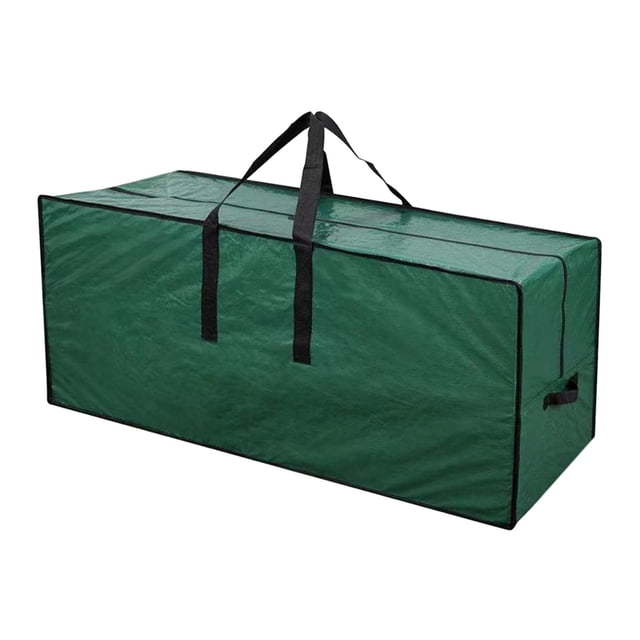 Sac de Rangement pour Arbre de Noël, Housse Portable Antipoussière, Sac de Rangement pour Arbre des Fêtes Vert 135x34x68 cm