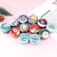 thumbnail image 3 of Christmas Tinplate  Candy Tin Can Candle Jars With Lid Candle Container Empty Box Cookie Candy Storage Gift Case, 3 of 6