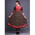 thumbnail image 4 of Bimba Kurti Longue Imprimée pour Femmes Robe Anarkali Indienne Haut Tunique Décontracté, 4 of 5