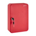 thumbnail image 2 of AdirOffice 48 Key Steel Secure Key Cabinet with Key Lock, Red (2 pack), 2 of 10
