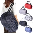 thumbnail image 1 of Vaidha Portable Foldable Shopping Bag Large Capacity Tote Bag For Storage Reusable Grocery Bags Travel Bag, 1 of 6