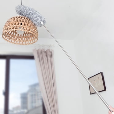 LSLJS Retractable Dirt Cleaner,Microfiber Hand Duster, Retractable Dirt Brush Cleaner Long Feather Duster for Cleaning Ceiling Fan,Furniture,Blinds,Wall, Duster Duster