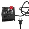 thumbnail image 1 of AC Voltage Regulator, SCR Voltage Dimmer, Anti-surge High Current AC110/220V For Household Appliances Speed Regulation Factories Dimming Applications US Plug, 1 of 8
