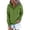 Green, variant on EQWLJWE Womens 2023 Hooded Snap Button Collar Drawstring Hoodies Pullover Sweatshirts Fall Long Sleeve Tops Shirts with Pocket Plus Size Oversized Sweatshirts For Women Halloween