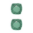 thumbnail image 3 of kurtrusly Chair Cover Slipcover Stretch Seat Computer Protection Set Anti-Dirty Thicken Solid Home Wedding Universal Decoration Dark Green/Seat Mat 2Set, 3 of 6