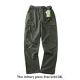 thumbnail image 3 of Shell Pants Hiking Trousers Camping Plush Softness Thicken Shell Outfit Protector Multipurpose Multi Bag Overalls Solidness Hunting Equipment Green 3XL, 3 of 9