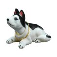 thumbnail image 2 of Cute Bobble Head Dogs Figurine Model Simulation Shaking Head Dog Nodding Dog for Husky, 2 of 8