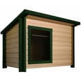 thumbnail image 1 of New Age Pet Ecoflex Rustic Lodge Outdoor Dog House Medium, 1 of 8