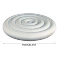 thumbnail image 3 of Couverture de Piscine hors Sol Ronde 140cm avec Poignées Design Flottant Isolant Réutilisable et Pliable pour un Rangement Facile, 3 of 7