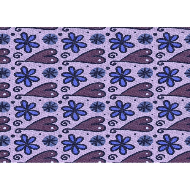 Ahgly Company Tapis d'Intérieur Rectangulaire Transitionnel Bleu Lavable à la Machine, 3 Pieds x 5 Pieds