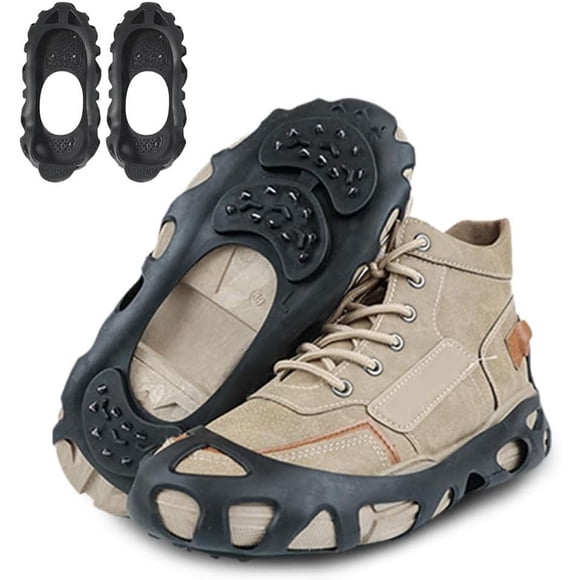 SDNall Slip On Shoes for Women Snow Shoes for Women Universal Non-Slip Spikes, 2025 New Ice Snow Traction Cleats, Shoe Covers for Winter Walking Running Slip On Shoes for Men