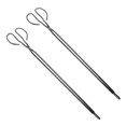 thumbnail image 1 of Miangastore Ensemble de 2 Pinces de Feu Extensibles Pinces de Foyer Robustes pour Adultes pour Pique-Nique en Plein Air, 1 of 9