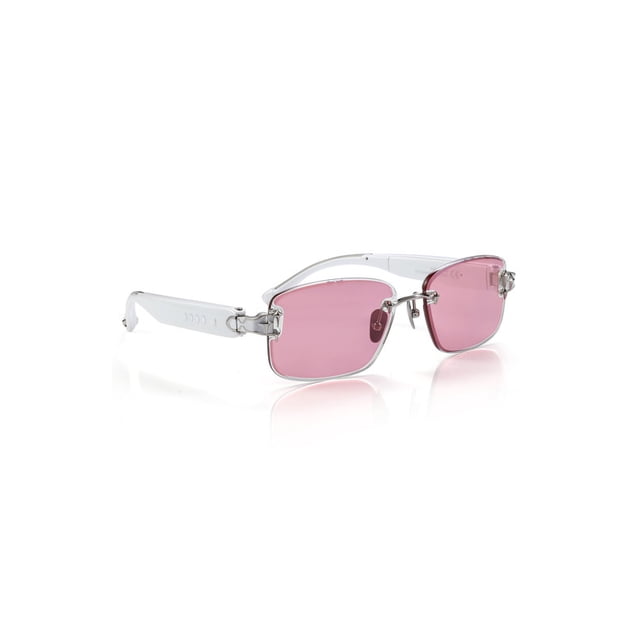 Aura Touch Prismatic Calm White Sunglasses
