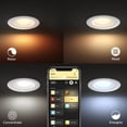 thumbnail image 2 of Philips Hue White Ambiance Retrofit Recessed Downlight 5/6" (Bluetooth), 2 of 2