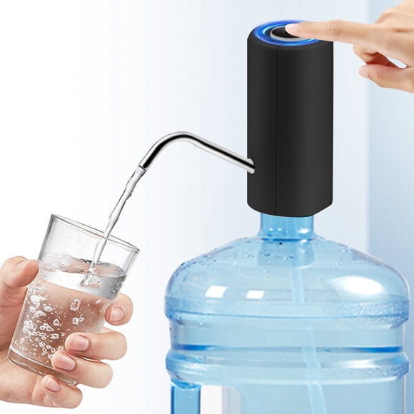 Vrorvz Pompe Automatique pour Bouteille d'Eau à Chargement USB Distributeur Portable pour Maison Bureau Camping Rapide Stable Eau Écologique Facile à Utiliser Abordable Conception Légère