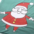 thumbnail image 4 of Famille Correspondant Pyjama de Noël Ensemble Santa Claus Tops Rayé Pantalons de Nuit, 4 of 6