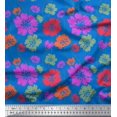 thumbnail image 1 of Soimoi Velvet Fabric Artistic Floral Fabric Prints By Yard 58 Inch Wide, 1 of 3