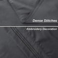 thumbnail image 3 of LiveComfort Pillow Cases (2 Pack), Embroidered Queen Size Soft Brushed Microfiber Pillowcases, Machine Washable Wrinkle Free Breathable (Dark Grey, Queen), 3 of 4