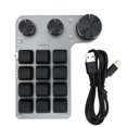 thumbnail image 2 of Mini Macro Mechanical Gaming Keypad,12 Keys Mechanical Keyboard One Handed Programmable Mechanical Keyboard Programmable Macro Keyboard Finest Materials, 2 of 14
