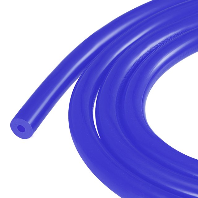Uxcell Vacuum Silicone Tubing Hose High Temperature for Engine 1 pcs blue 1/8"