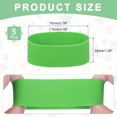 thumbnail image 2 of 5Pcs Silicone Rubber Bands Non-slip 4.33 Inch for Art, Green, 2 of 6