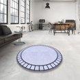 thumbnail image 4 of Ahgly Company Tapis d'Intérieur Lavable en Machine Carré Lavande Bleu, 3 Pieds Carré, 4 of 7