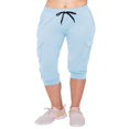 thumbnail image 1 of CHOK Pantalon Cargo Jogger Décontracté Super Doux pour Femmes Noir G, 1 of 6