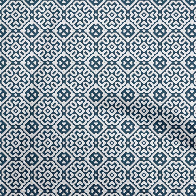 oneOone Velvet Teal Blue Fabric Block Sewing Craft Projects Fabric Prints By Yard 58 Inch Wide-CK