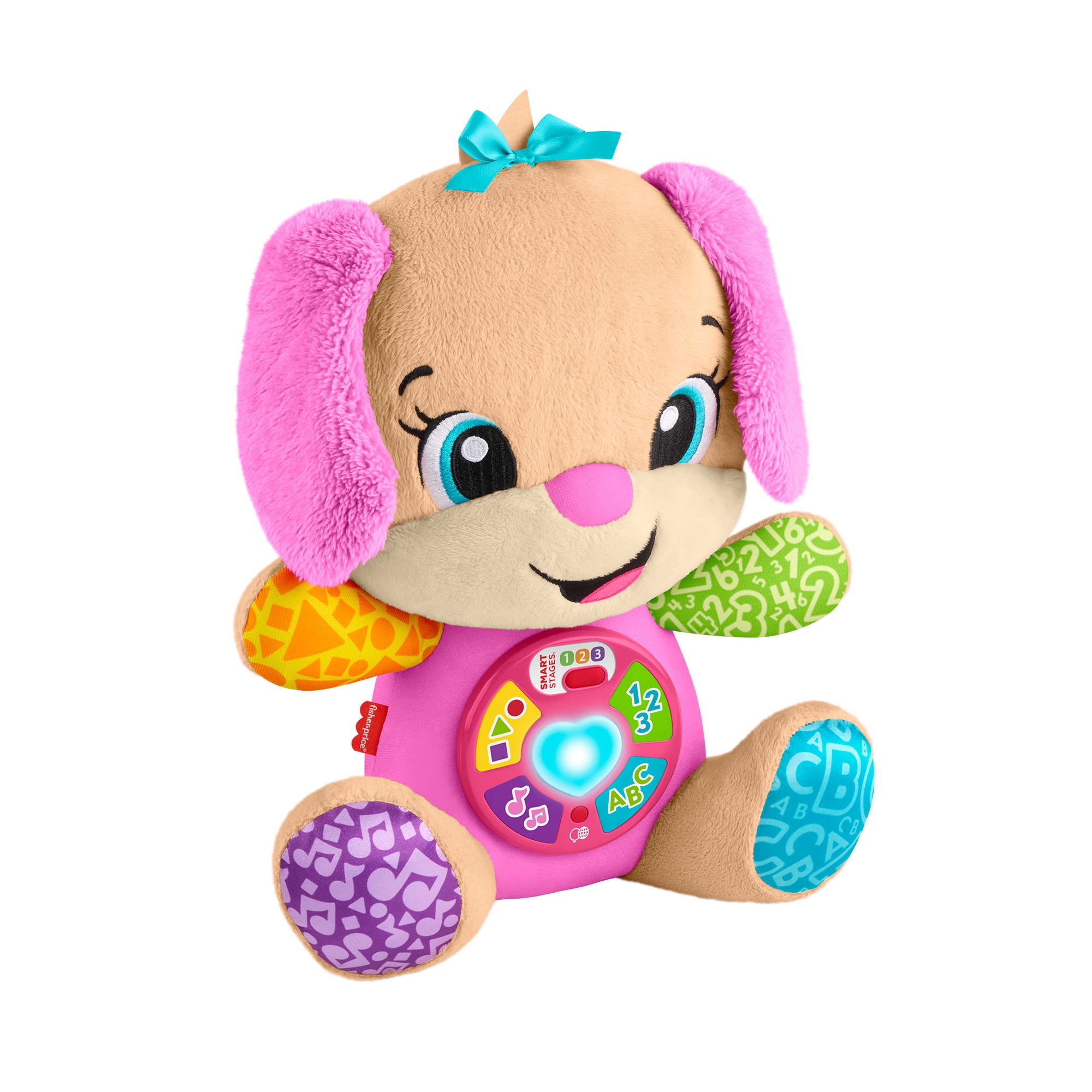 Fisher-Price Laugh & Learn Smart Stages Sis Pink Plush Baby