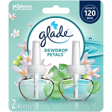 Glade Plugins® Air Freshener Oil Refill, Dewdrop Petals