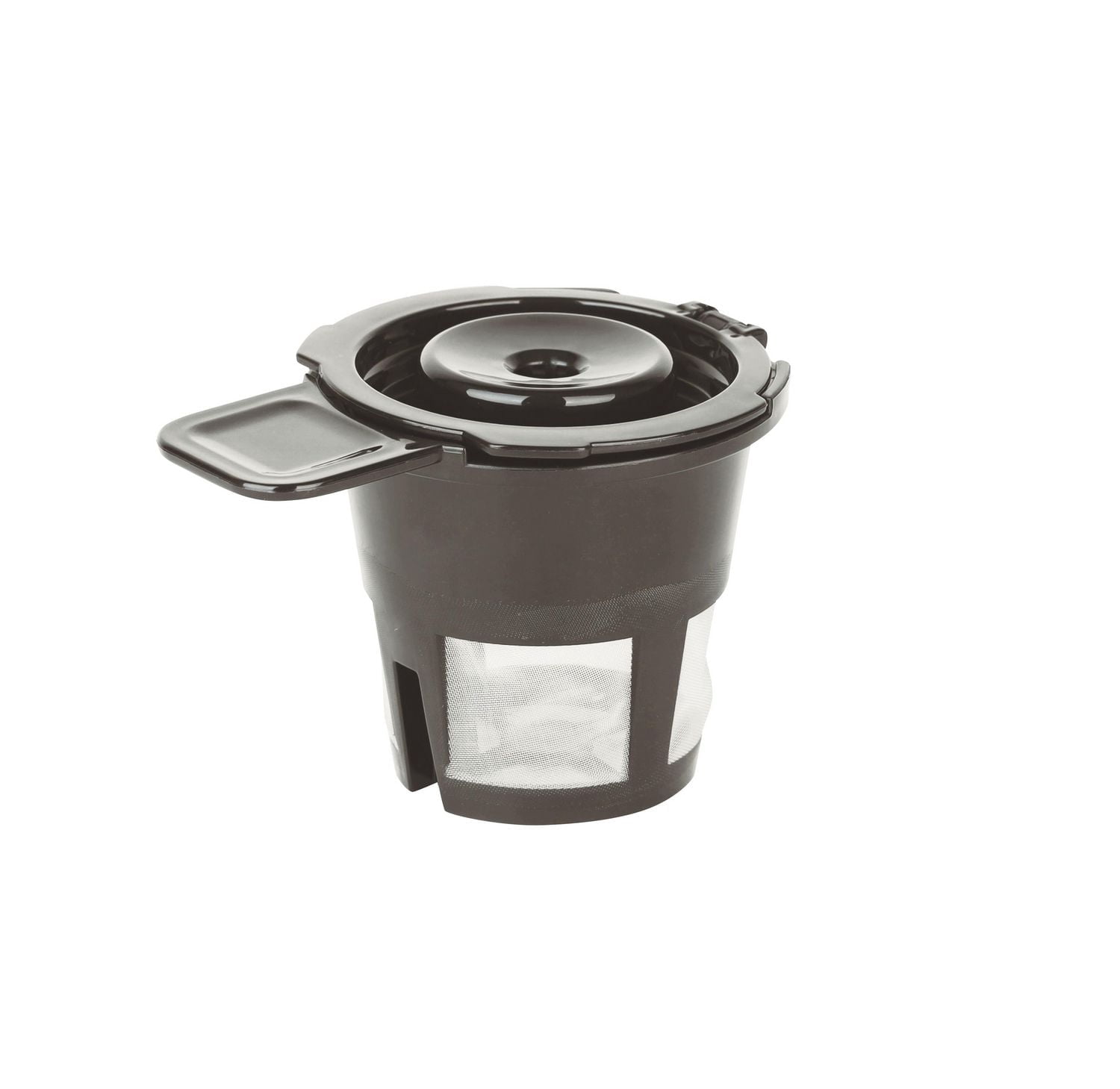 Cafetière à portion individuelle Mainstays, noire, double infusion, compatible café moulu ou K-Cup*