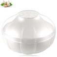 thumbnail image 1 of CHOK Ensemble de Gardien d'Oignon et d'Ail Couvercle Transparent Réutilisable Récipient de Réfrigérateur en Forme d'Aliment Sauveur pour Oignon et Ail Complets Restants, 1 of 5
