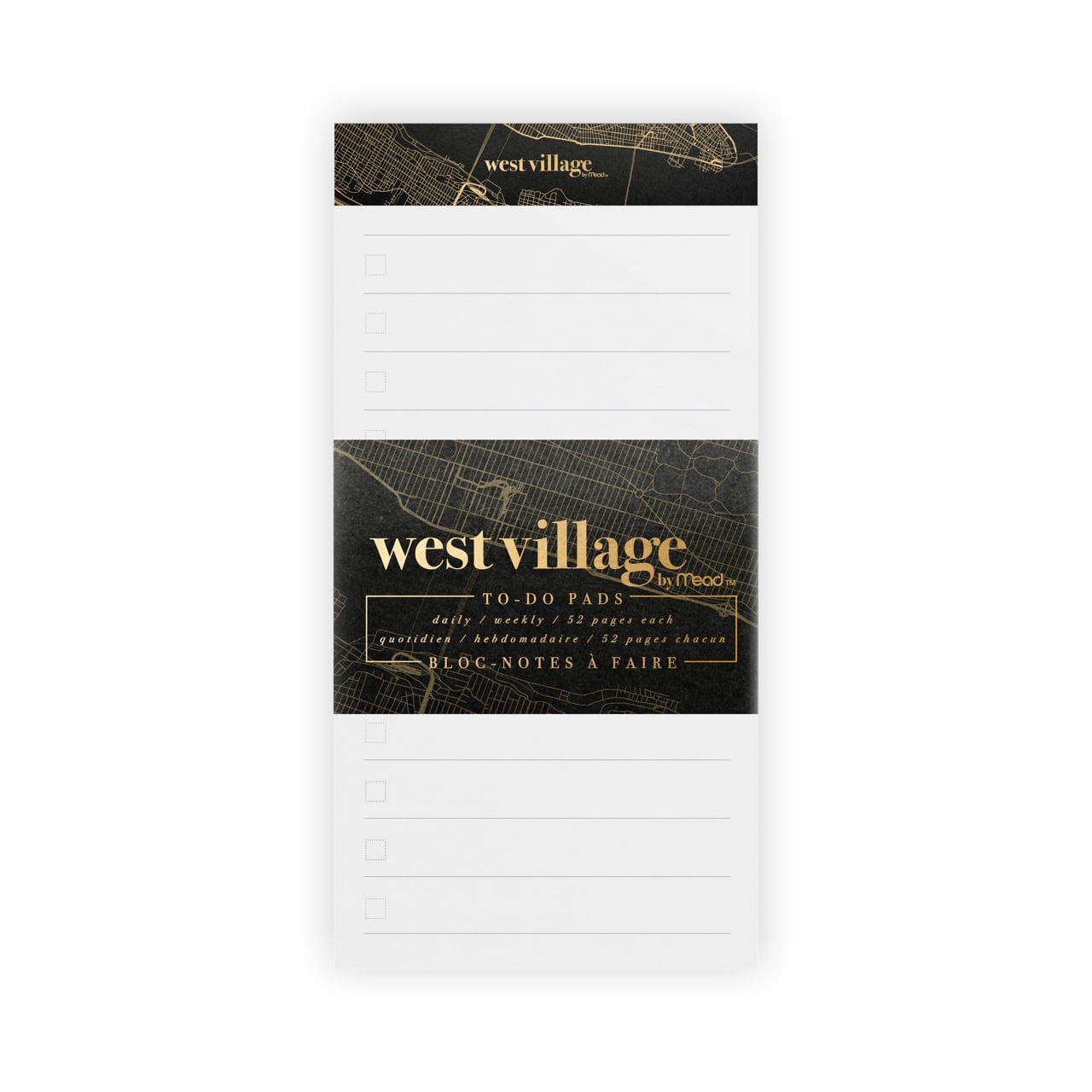 Mead WV Daily/Wkly To Do List, 2pk,Biln