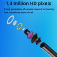 thumbnail image 3 of Endoscope Industriel 8Mm avec Lumières LED Réglables, Caméra d'Inspection HD IP68 Flexible, 1,3 Million de Pixels et Interface Dédiée, pour Canalisation Murale Domestique Tuyau de Vidange Plomberie, 3 of 5