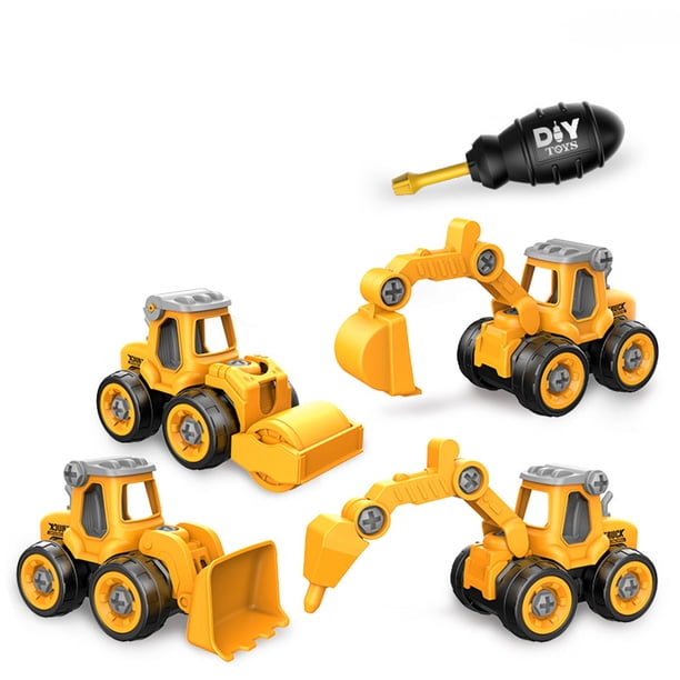 Camion Benne Télécommandé 2,4 GHz Pour Enfants Dès 6 Ans, Avec Phares Et Gyrophare, Batterie Rechargeable USB, Jouet De Chantier