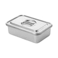 thumbnail image 3 of Rongfmy Cake Pan with Cover Rectangular Stainless Steel Nonstick with Lid DIY Baking Pan 23cmx15.5cm, 3 of 9