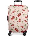 thumbnail image 4 of Travel Luggage Cover Suitcase Protector Fits 18-32 Inch Luggage Wheel Covers Patterned Travel Related Items Flower Luggage Protector Elastic Luggage Anti-scratch Suitcase Cover S, 4 of 5