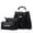 BK, variant on Lksixu Women's Shoulder Bags Fringe Bags 3-Piece Wallets Storage Bins Organizers and Storage