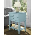 thumbnail image 3 of Ameriwood Home Franklin Accent Table with 2 Drawers in Blue, 3 of 5