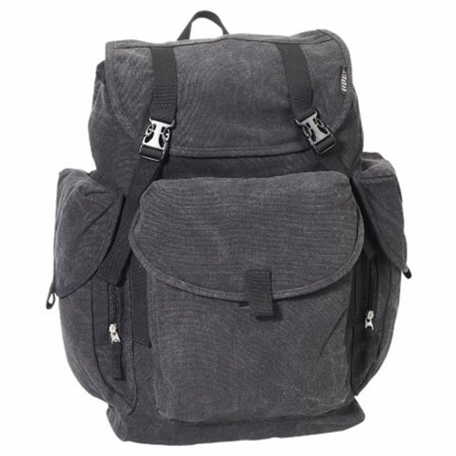 Everest CTBP-2010L-BK Sac à Dos en Toile de Coton de 19,5 Po