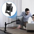 thumbnail image 4 of Support Mural Universel pour Écran LCD LED de 14 à 27 Po, Hauteur Réglable, Moniteur Rétractable Mural pour VESA TV-C12, 1 x Support Mural Universel pour Téléviseur, Noir, 4 of 8