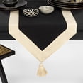 thumbnail image 4 of Thyme & Table Table Runner, Black & Gold, 4 of 5
