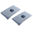 thumbnail image 1 of Guardoinrt Ensemble de 2 Pcs/ensemble Housse de Lit de Massage Réutilisable Ensemble de Serviettes 2 Pcs Matériau Peluche Foncé, avec un Drap de Lit Beauté Gris Housse de Table de Massage, 1 of 6