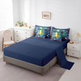thumbnail image 3 of YST Sea Turtle Bedding Set, Queen, 7-Piece, Ocean Theme, Mermaid Tails, Polyester, Bed in a Bag, 3 of 5
