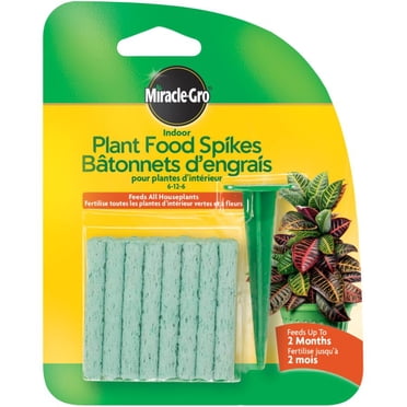 Miracle-Gro Indoor Plant Food Spikes Tray - 24 Pack